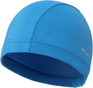 Zylioo Oversize XXL Cloth Swim Cap,Large Fabric Swimmer Caps for Big Heads,Breathable High Elasticity Swimming Cap