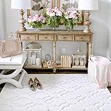 My Texas House by Orian 435788 Indoor/Outdoor Cotton Blossom Area Rug, 3'11