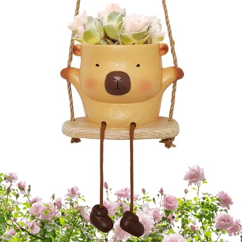 Maceta colgante, soporte para plantas suculentas, soporte de jardín resistente para terraza, casa, exterior, interior, uso