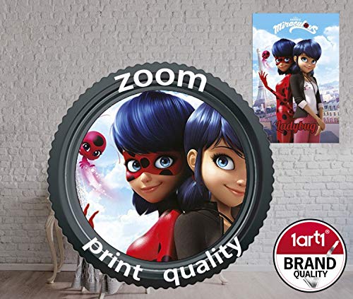 1art1 Miraculous Poster Ladybug, Marinette Dupain-Cheng, Paris Affisch Print Plakkaat 91x61 cm - Afbeelding 5