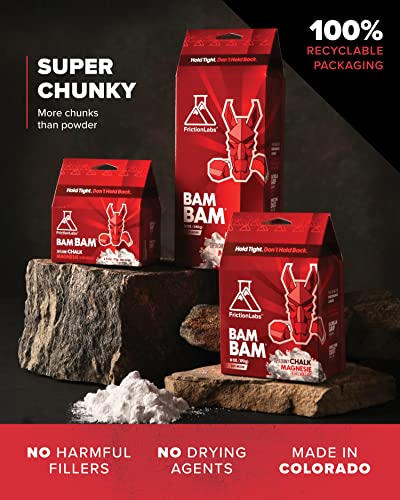 Friction Labs Bam Bam 12oz (340g) - Super Chunky Texture - The New Standard in Chalk for Rock Climbing, Crossfit, and Powerlifting - Thumbnail 2