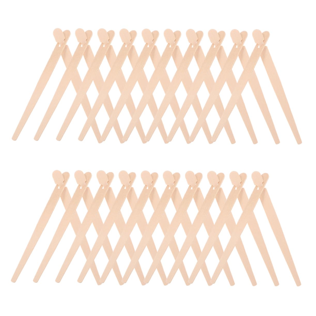 Hohopeti 200 Paires Pinces pour Cuisine Formateurs de Baguettes Jetables Outils Plates pour Garçon Fille et Adultes Pinces Pâtisseries Design Ergonomique et Antidérapant