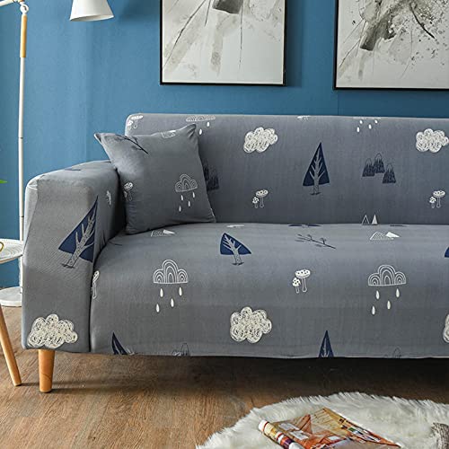 Housse de canapé extensible 235-300cm protection intégrale grand format - 5
