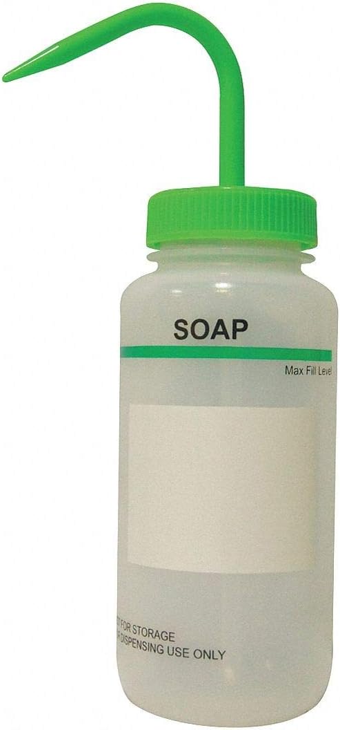 24J910 - Wash Bottle 500mL Standard Spout PK6