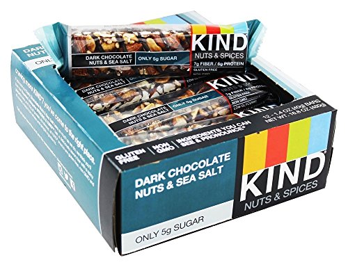 Kind Fruit & Nut Bars Snacks Kind Bar, Dark Chocolate Nuts 1.4 lbs(case of 12)