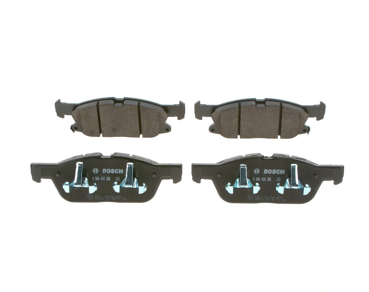 Bosch pastiglie freno anteriori (0 986 424 326) set pastiglie freno, sistema frenante, set pastiglie freno disco, pastiglie freno, pastiglie freno, pastiglie freno, pastiglie freno