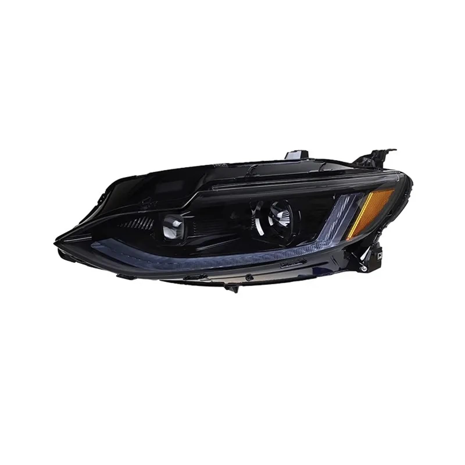 Gruppo Ottico Anteriore per Chevrolet Malibu 19-23 con Lente modificata, luci diurne e indicatori di direzione.