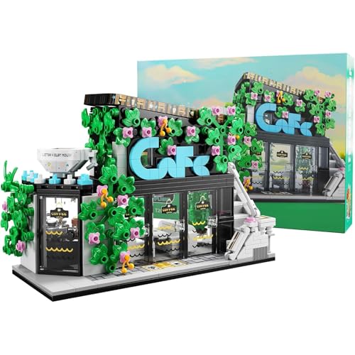 ミニブロック マイクブロック お店 ブロックセット 建物 組み立て 豪華 部屋模型 立体パズル おもちゃ 大人 子供 向け 男の子 女の子 クリスマス 入学 お祝い こどもの日 誕生日 プレゼント ギフト 贈り物 (カフェフラワールーム)