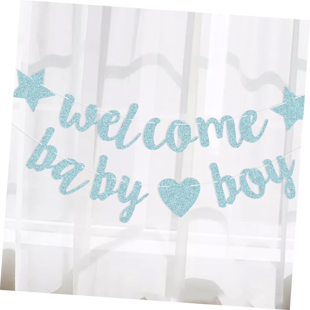 FOMIYES 4 Pz Baby Banner Decorativo Per Baby Shower Della Della Per Bambini Striscione Glitter Per Bambini Striscioni Per Baby Shower Veloce Bambino