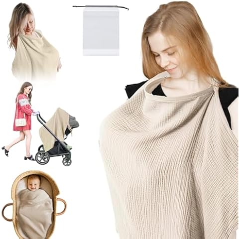 Soft Breathable Nursing Cover with Adjustable Strap Cover