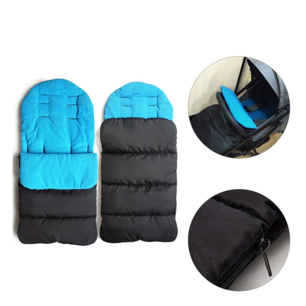 Saco universal para cochecito de bebé, saco de dormir, forro de asiento, cojín para bebé y niño pequeño para invierno