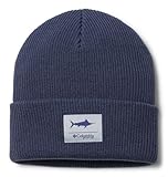 Columbia Gorro unisex PFG con puños, color nocturno/marlin, talla única