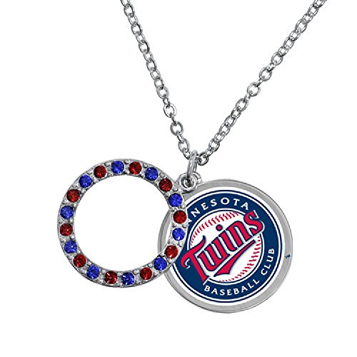 Game Time Offical MLB MINNESOTA TWINS Disc Necklace