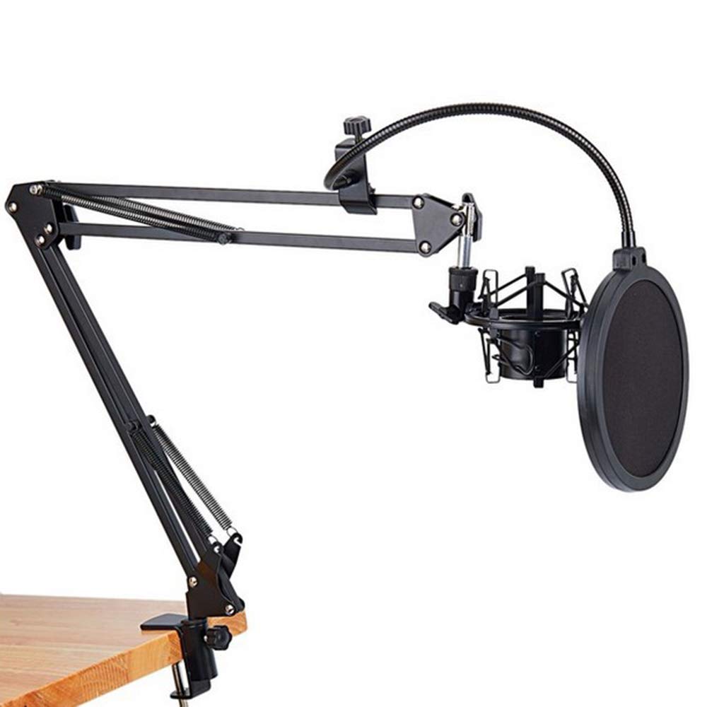 マイクブームアーム マイクアーム マイクスタンド コンデンサー マイク用 卓上 Amazon | マイク スタンド 卓上 マイクアーム コンデンサーマイク