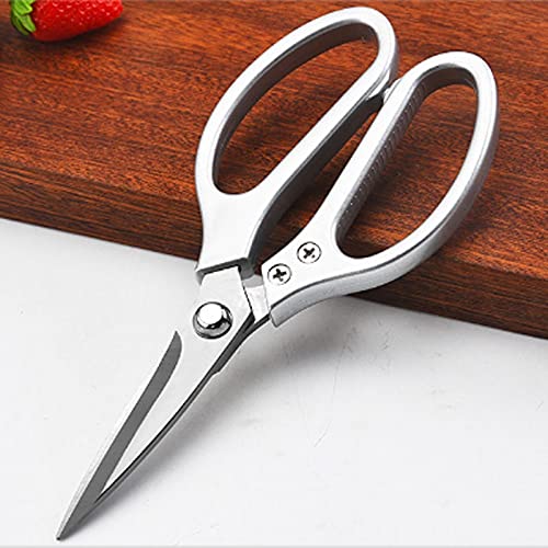 Nożyczki do sałatek Nożyczki, Heavy Duty Kitchen Professional Sharp, metalowa stal nierdzewna, do rękodzieła szkolnego, rozmiar: 21,5 * 9,5 cm