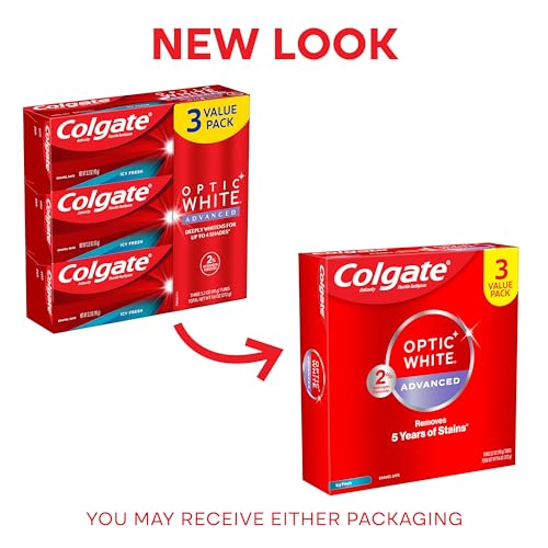 Colgate US06454A Optic White Advanced Hydrogen Peroxide Toothpaste Pack thumb #1