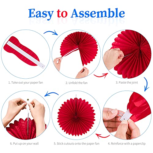 Durony DY0187 55 Pieces Baseball Party Decorations Baseball Theme Banner And Baseball Cutouts Paper Fans Baseball Balloons thumb #4