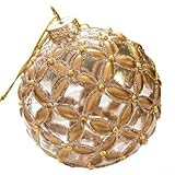 4. **[Großzügige Größe]:** Mit einem Durchmesser von 9 cm sind diese Ornamente groß genug, um in Ihren Dekorationen hervorzustechen und gleichzeitig leicht für einfaches Aufhängen und Anordnen. Sie machen eine auffällige Optik, ohne Ihre Einrichtung zu überwältigen.