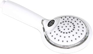 Hand Held Digital Display Shower Head Three-Color Temperature Sensor Showerhead Replaceable Bathroom Accessories