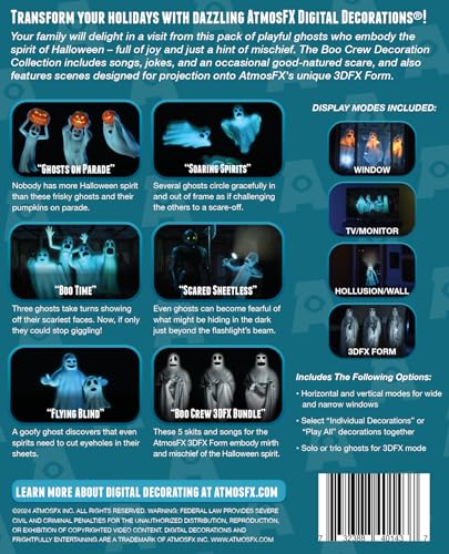 Kit USB AtmosFx Boo Crew con Tela Holográfica 40x60 miniatura 2