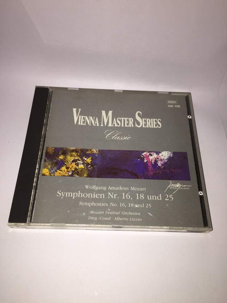 Mozart:Syms. 16/18/25 [Audio CD]