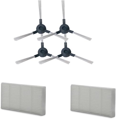 Miniatura 2 de Piezas para aspiradora robot, filtro HEPA, cepillo lateral, compatible con Midea VCR06 VCR07 Kit de aspiradora, accesorios (color  5 piezas de
