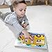 Melissa & Doug The Wheels on The Bus Song Puzzle – 8-Piece Wooden Peg Puzzle with Light-Activated Sounds, Music Learning Toy for Toddlers and Preschoolers Ages 2+