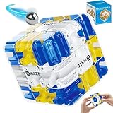 Cube Magique 3D Roller Ball Maze Cube, Cube Labyrinthe Bille, Grand Labyrinthe 3D Maze Cube Puzzle MazeCube Faire Preuve de Raisonnement Logique