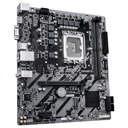 Image of GIGABYTE H810M H Motherboard | Intel H810 | Micro ATX | DDR5 | PCIe 4.0 | HDMI | USB 3.2 | Durable Entry-Level Board