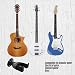 Surplex Soporte de guitarra con base, Gancho Stand con bloqueo de seguridad...
