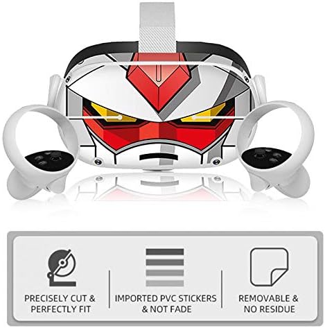 Dees Stickers Skin for Oculus Quest 2,Unique Vinyl Decal Skin for VR Headset and Controller, Virtual Reality Protective Accessories, Iron Eye. image 3