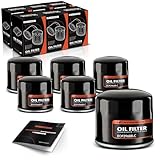 A-Premium 6-PC 10K Miles Protection Spin On Oil Filter Compatible with Ford & Chevrolet & Toyota &