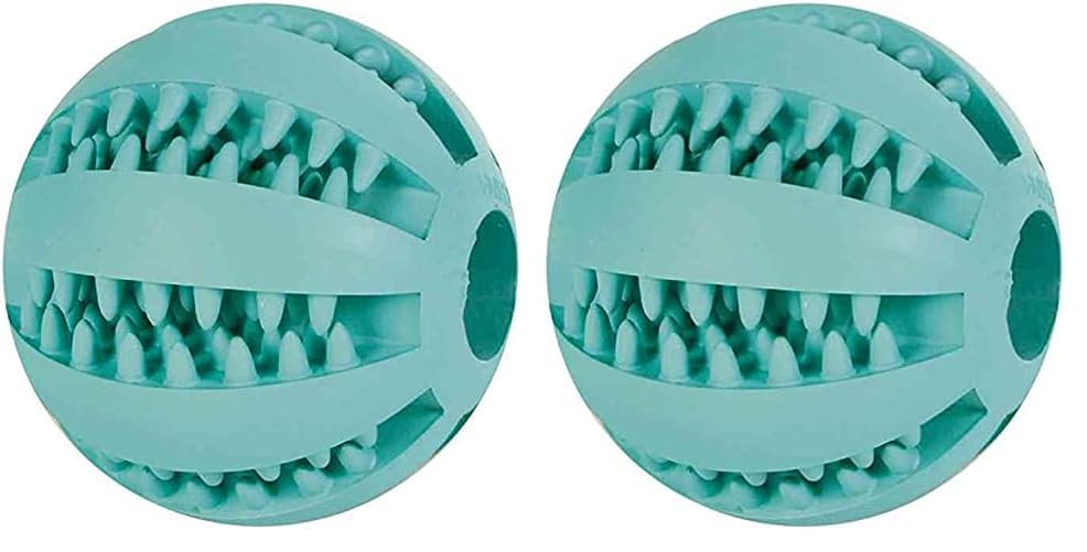 Trixie Baseball Menthe Denta Fun, Caoutchouc Naturel, ø 7 cm pour Chien -Masse Les gencives,Races...