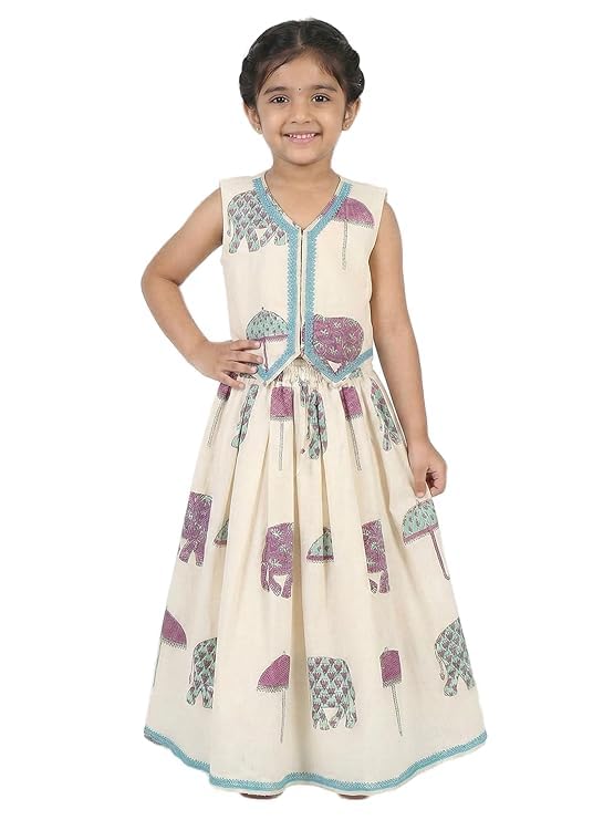 Image of Ethnic kurta for girls | Kids Salwar Suit Set | Girl's Printed top Sharara Dress Set for kids girls