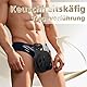 Peniskäfig Sex Spielzeug Keuschheitskäfig Herren mit Verdecktem Schloss und 3 Verschiedenen Größen Chastity Cage Männer mit Penis und Hoden in Fesselung Harzig Cock Cages (L,Black)