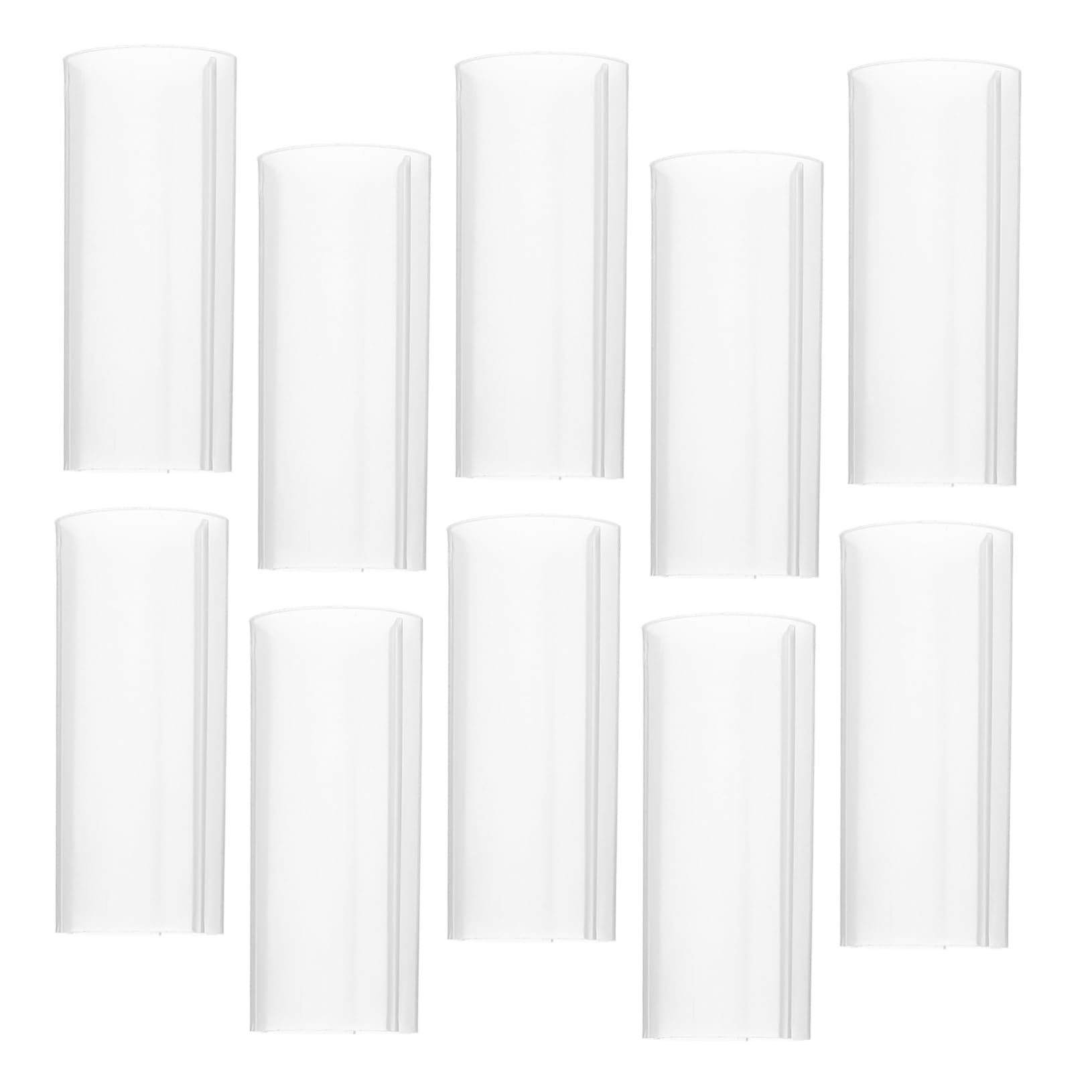 Angoily 30pcs Battery Protective Sleeve for Batteries Plastic Holder for Secure Storage Heat Insulation and Organization Cases