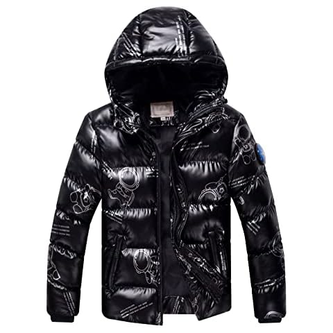 Echinodon Boys Water Resistant Puffer Jacket Cover