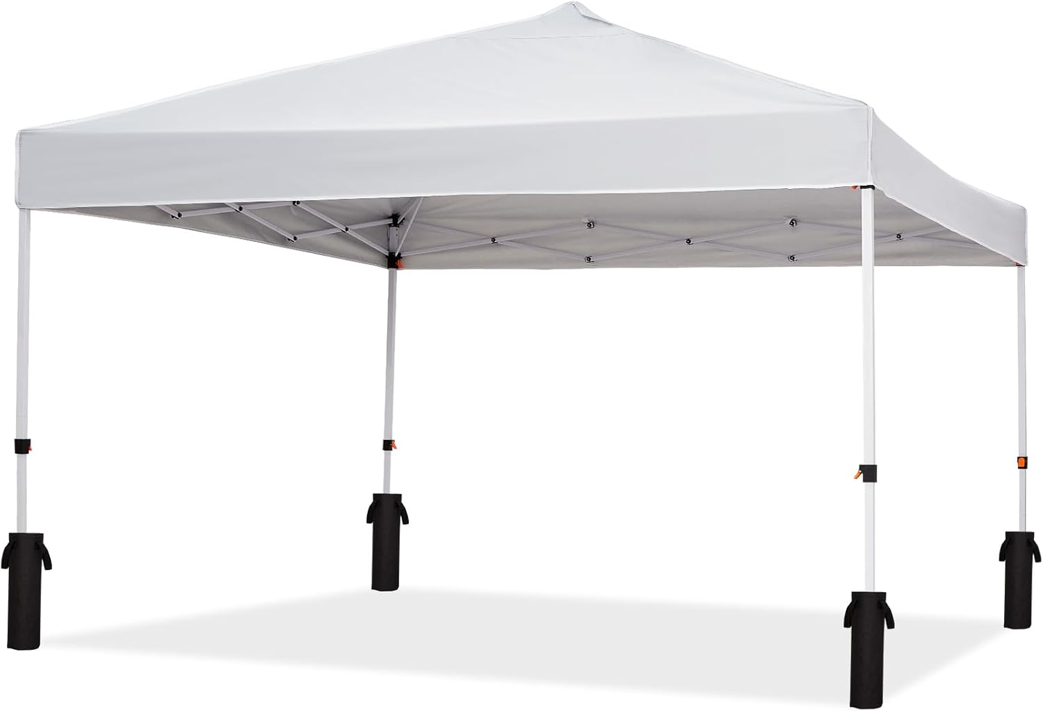 CABIHOME Quick Setup Pop Up Canopy Tent 10x10ft – Waterproof Outdoor Gazebo Shelter with Mesh Sidewalls & Mosquito Netting, Portable Folding Tent for Camping, Patio, Backyard, Events