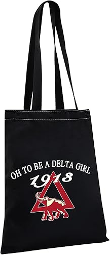 G2TUP Elephant 1913 Sorority - Bolsa de maquillaje Oh To Be A Girl con bolsillo con cremallera para mujeres y niñas, Ser una chica T, 4