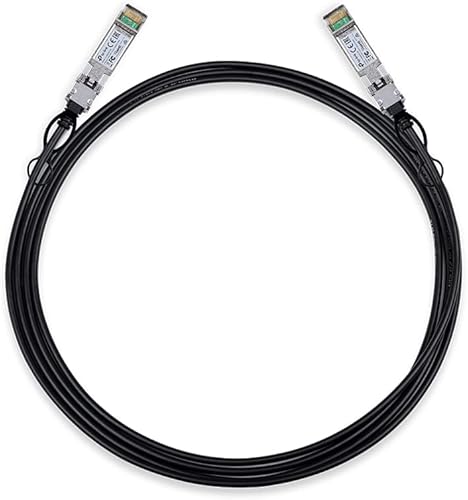TP-Link TL-SM5220-3M  Cable de conexión directa DAC de 98ft  10 pies 10 G SFP  Cable Twinax pasivo  Conector SFP a SFP  Plug and Play  Interfaz LC