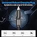 Amacam 12V/24V Car Charger Extension-16.4ft Black Long Cable with Inline Cigarette Lighter Socket. Suitable for Tire Inflators Vacuum Cleaners and Other Portable Equipment Tough Durable Power Lead.