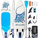 Inflatable Stand UP Paddle Board, 10'6 x 33' x 6' Paddle Board with Backpack, Pump, non slip Mat,...