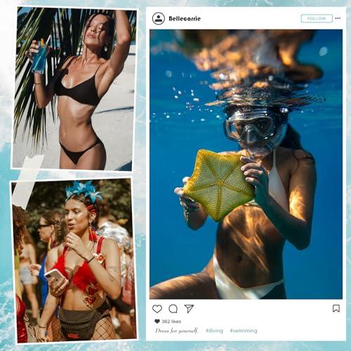 Bellecarrie Strappy Thong Bikini Bottom Mid Rise Swimsuit Bottoms High Cut Cheeky Bathing Suit Bottom4