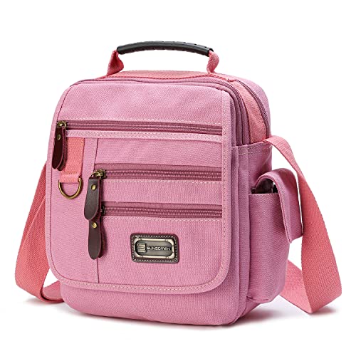Image of Mens bag Canvas Shoulder Bag Small Messenger Crossbody Bag Work Bag Vintage Multi-function