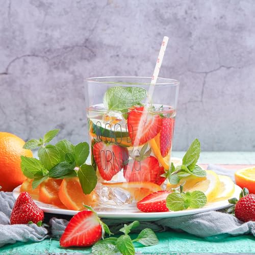 100 pajillas desechables de papel de frutas tropicales miniatura 3