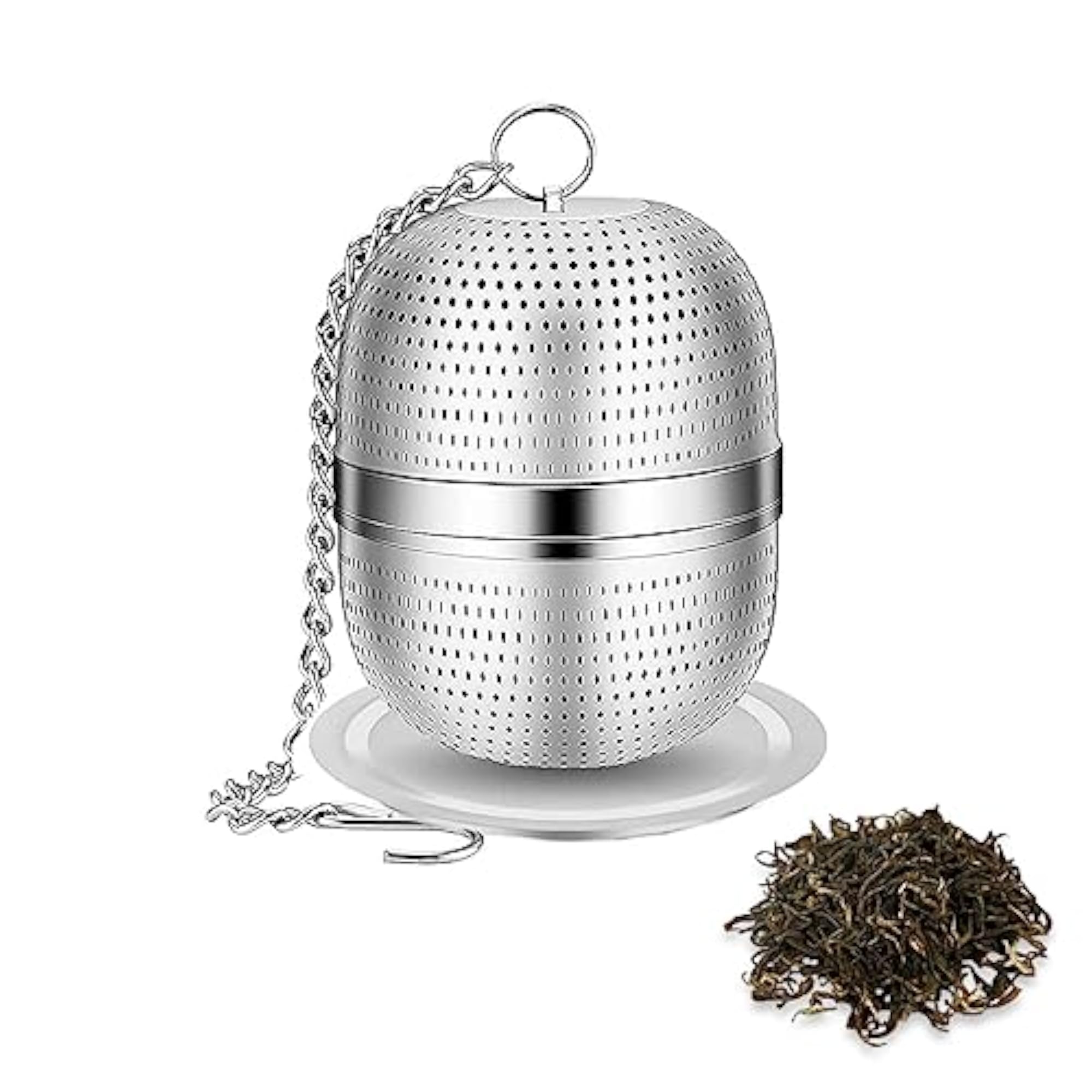 Stainless Steel Tea Infuser with Fine Mesh Chain