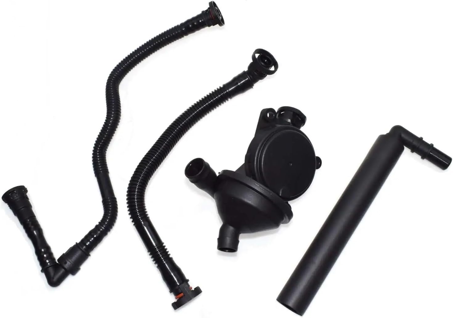 Crankcase Vent Pipe Compatible With E46 318 Ci 2005 2006 2007 110 KW Cabriolet Car Engine Crankcase Hose Vent Crankcase Breather Valve Pipe Connector(Kit2)