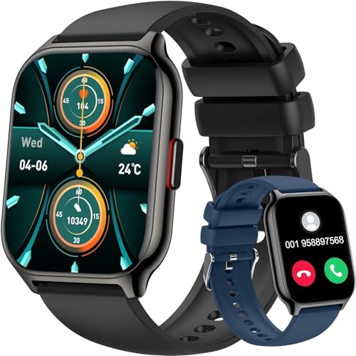 ZOSKVEE Montre Connectée Homme Femme avec Appel Bluetooth, 2,0