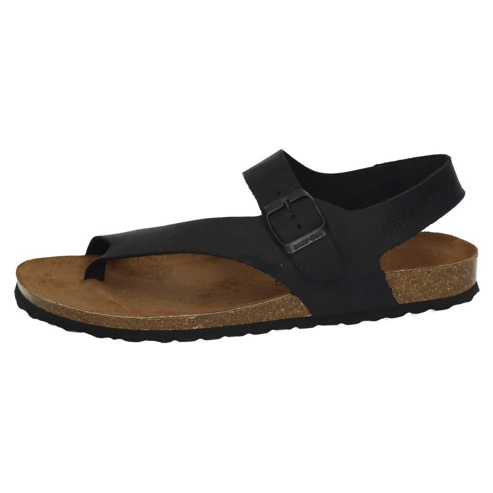 Made IN Spain 9512 CÓMODAS DE INTERBIOS Hombre Sandalias Negro