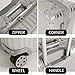 RIMOWA Compatible Clear Luggage Cover Roungecover for Classic Check-In M (CLASSIC 973(971/972), 63)